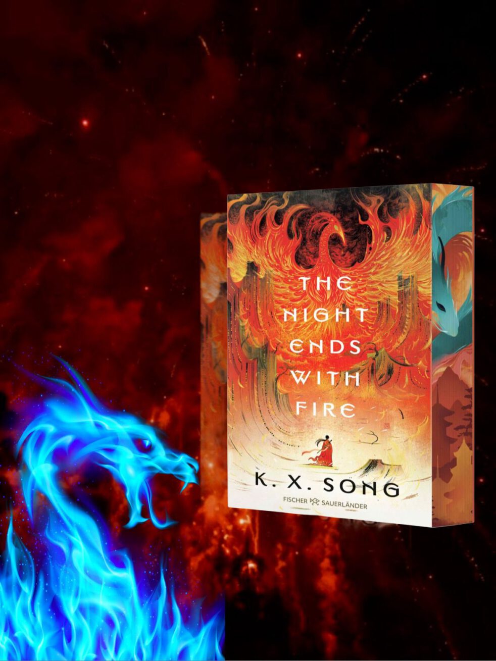 Das Cover von The Night Ends With Fire von K. X. Song.